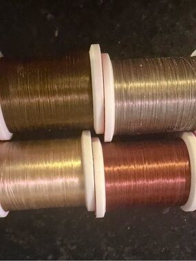 (4) UTC Ultra Thread for Fly Tying - 70 - 100 yards - NWOT - made in the USA